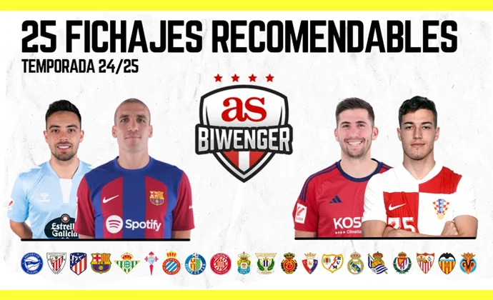 25 fichajes baratos recomendables con varios chollos fantasy, por Scouting Biwenger