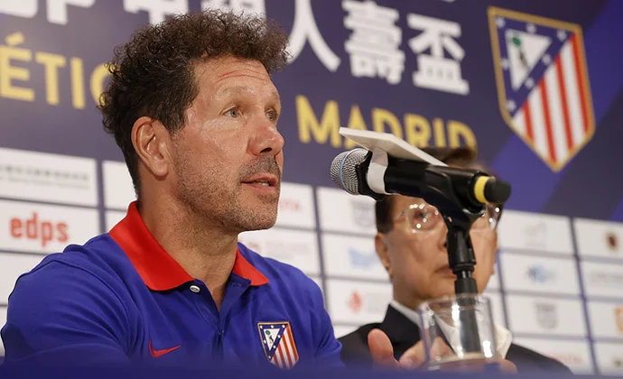 Simeone habla de Joao Félix y explica cómo llega el equipo