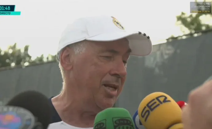 Ancelotti, sobre Mbappé, Arda Güler, Endrick, los internacionales y el once de la Supercopa de Europa