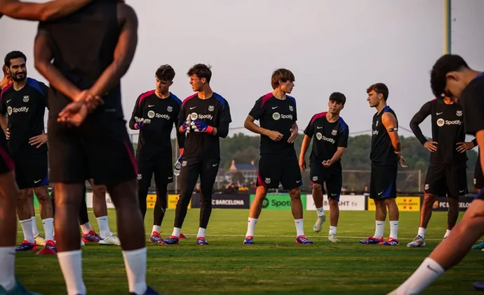 Balde y Pablo Torre se pierden la sesión previa al amistoso contra el Milan