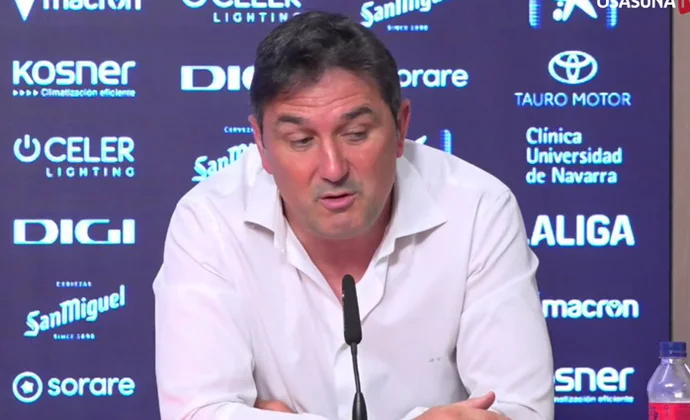 Braulio, sobre Benito, Yoldi, Diego Moreno, Nacho Vidal, Javi Martínez, David García y Oroz