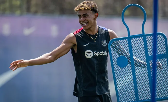 Ferran y Yamal siguen trabajando en la Ciutat Esportiva, con Pedri y Gavi en el gimnasio