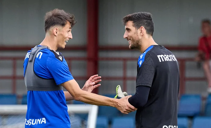 Yoldi rebaja la carga y Kike Barja sigue con su proceso de recuperación