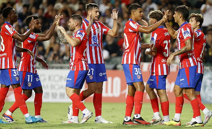 Ficha técnica del amistoso: Kitchee 1-6 Atlético