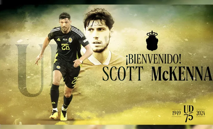 Scott McKenna es oficialmente nuevo jugador de Las Palmas