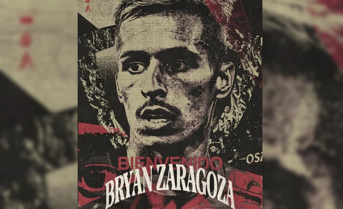 Bryan Zaragoza es oficialmente nuevo jugador de Osasuna