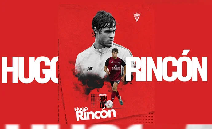 El Athletic hace oficial la cesión de Hugo Rincón al Mirandés