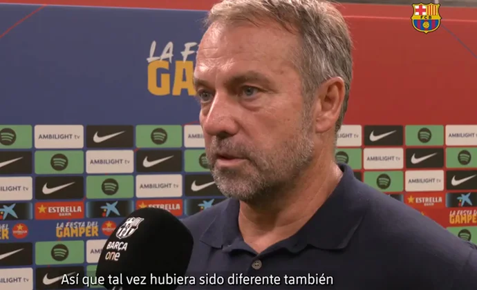 Flick analizó la derrota, los problemas del equipo y habló de Yamal, Ferran y Dani Olmo