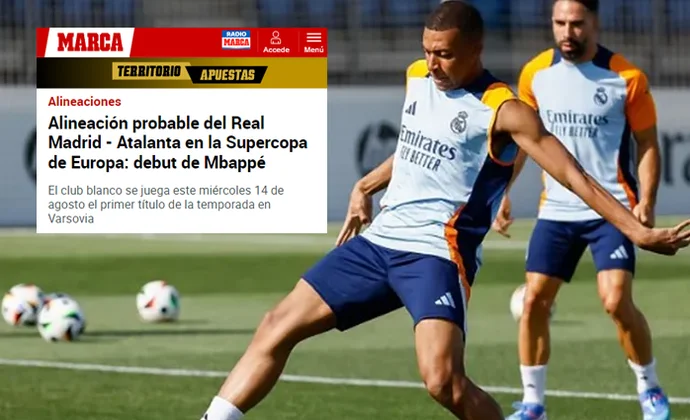 Ancelotti ya tiene decidido el once de la Supercopa, según Marca