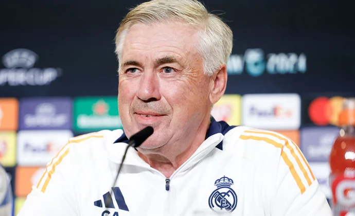 Ancelotti habla de Mbappé, Vinicius, Lunin, el Atalanta y las alternativas de ataque