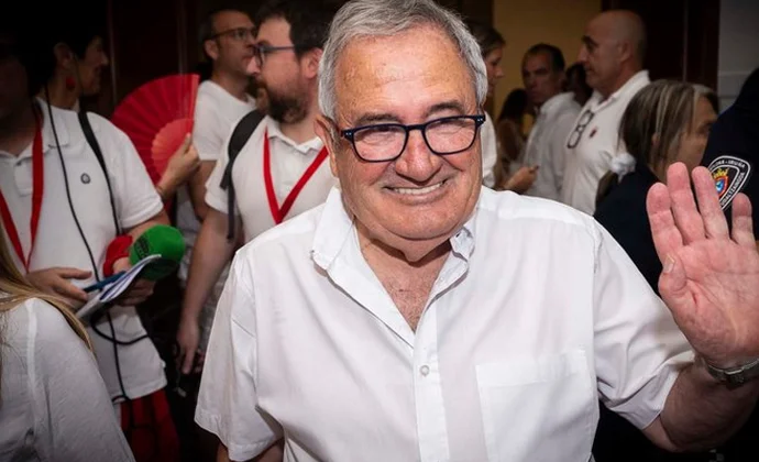 Sabalza, optimista y tranquilo con la renovación de Aimar Oroz