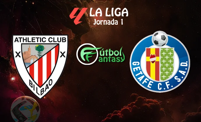 Alineaciones probables y previa fantasy del Athletic - Getafe