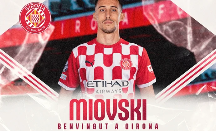 Bojan Miovski es oficialmente nuevo jugador del Girona