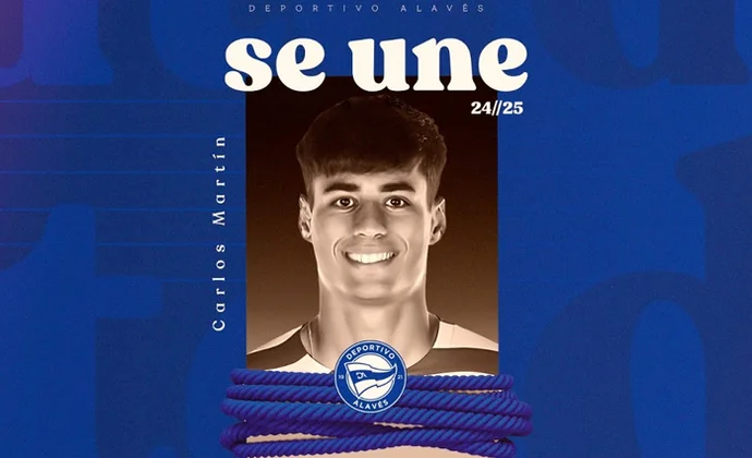Atlético y Alavés hacen oficial la cesión de Carlos Martín