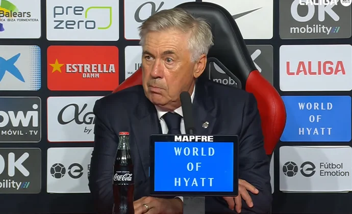 Ancelotti hace autocrítica y habla de Vinicius, Mbappé y las rotaciones