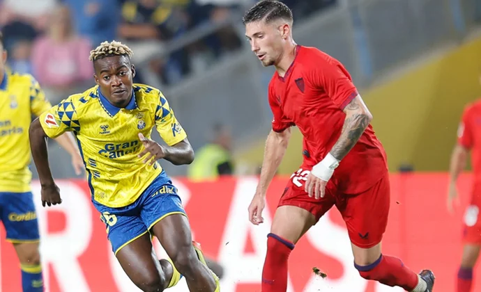 Jornada 1: Las Palmas 2-2 Sevilla. Estadísticas y puntos fantasy