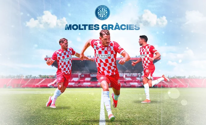 El Girona hace oficial la rescisión del contrato de Manu Vallejo