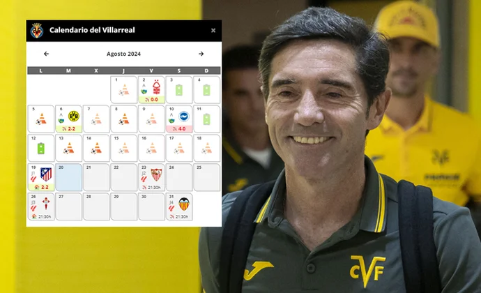 El calendario del Villarreal podría incitar a Marcelino a confeccionar un plan rotacional