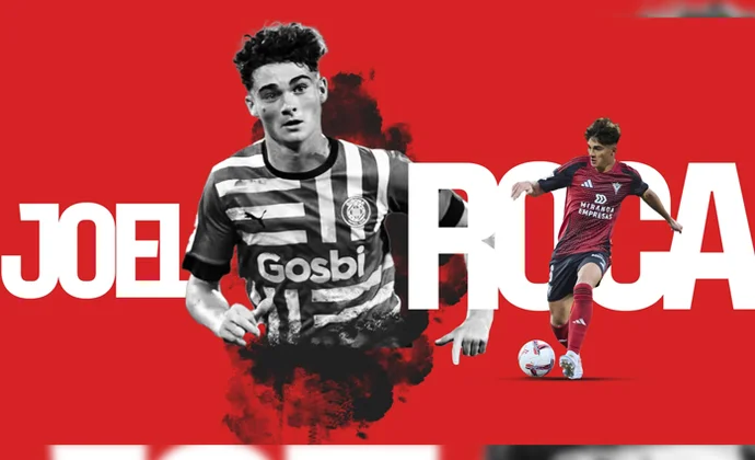 El Girona hace oficial la cesión de Joel Roca al Mirandés