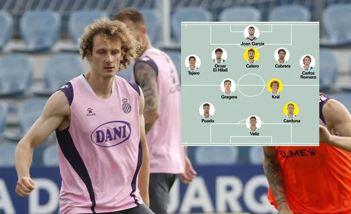 Según Mundo Deportivo, Calero, Kral y Cardona estarán en el once, pero no Jofre