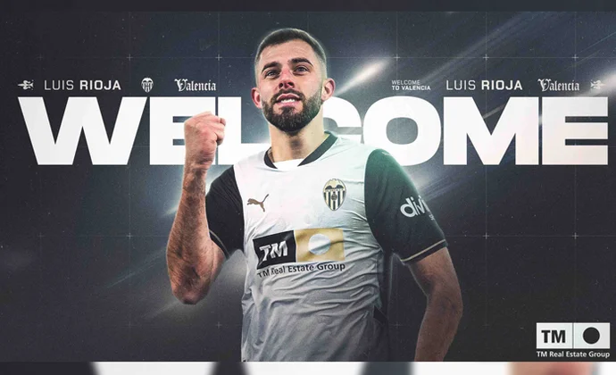 Luis Rioja es oficialmente nuevo jugador del Valencia