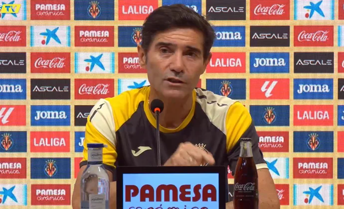 Marcelino, sobre Danjuma, Barry, Luiz Junior, Denis Suárez, Foyth, Pedraza, Comesaña, Pape Gueye, la portería y el Sevilla