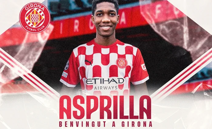 Yáser Asprilla es oficialmente nuevo jugador del Girona