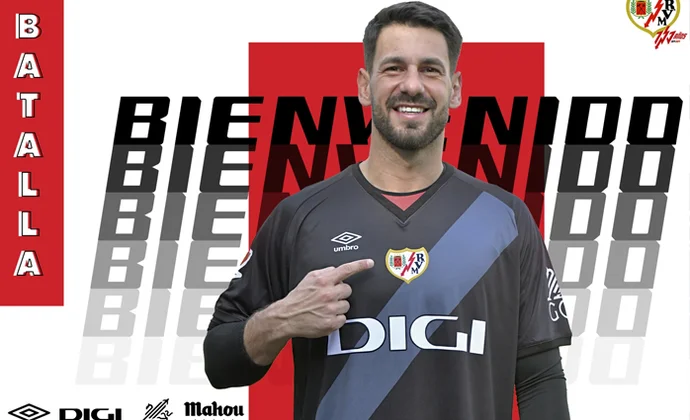 El Rayo Vallecano hace oficial el fichaje de Augusto Batalla