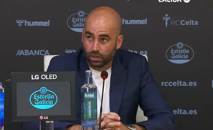 Giráldez analiza el triunfo y habla de Aspas, Mingueza, Carreira y no sabe todavía si hará rotaciones