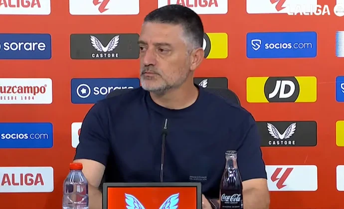 Pimienta analizó la derrota y habló de Saúl, Ejuke, Iheanacho, Kike Salas, Barco y Navas