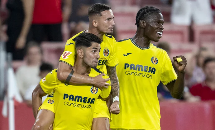Jornada 2: Sevilla 1-2 Villarreal. Estadísticas y puntos fantasy