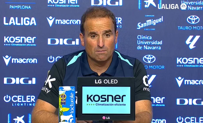 Arrasate analiza la derrota, habla de Darder y avanza que habrá rotaciones