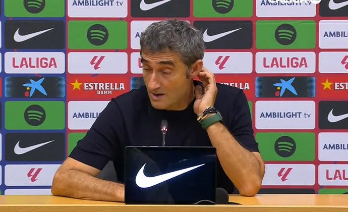 Valverde analiza la derrota y habla de Nico Williams, Padilla, Agirrezabala, Yuri y Vivian