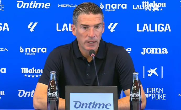 Carrión analiza la derrota y habla de Sandro, los cambios de Moleiro y Álex Suárez y el mercado