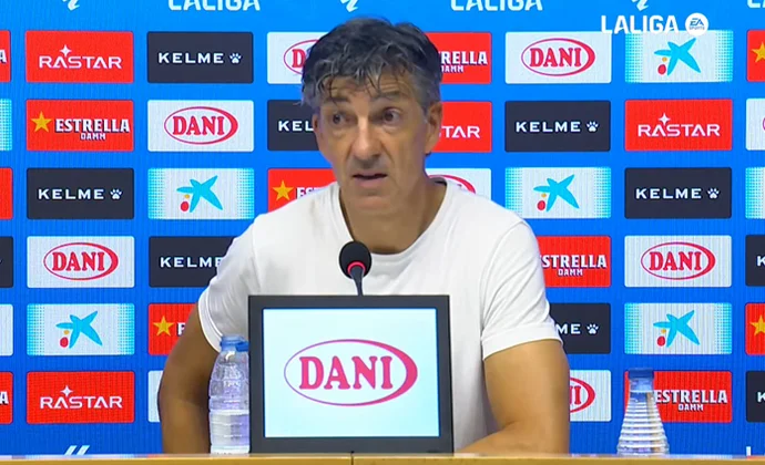 Imanol celebra la leve mejoría, habla de Kubo y revela las lesiones de Aritz y Pacheco