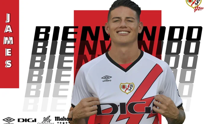 James Rodríguez es oficialmente nuevo jugador del Rayo Vallecano