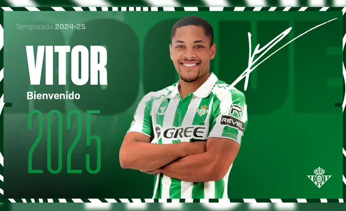 Vitor Roque es oficialmente nuevo jugador del Betis