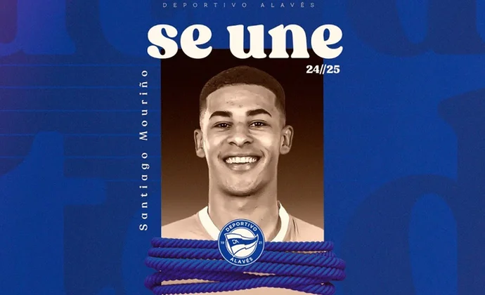 Santiago Mouriño es oficialmente nuevo jugador del Alavés