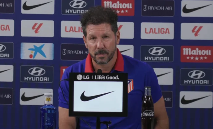 Simeone habla de Musso y Julián Alvarez e insinúa que no hará tantas rotaciones