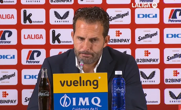 Baraja explica el planteamiento, analiza la derrota y explica por qué los cambios tan tarde