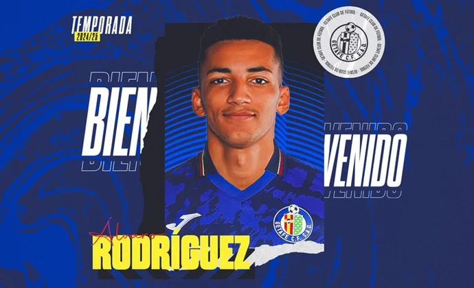 Álvaro Rodríguez es oficialmente nuevo jugador del Getafe