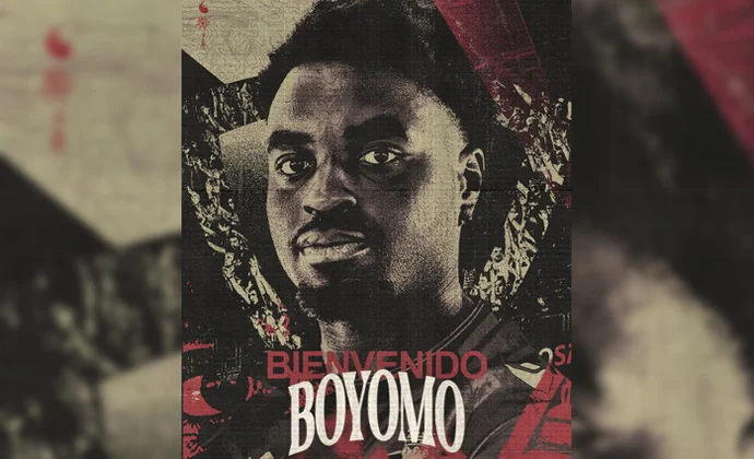 Boyomo es oficialmente nuevo jugador del CA Osasuna