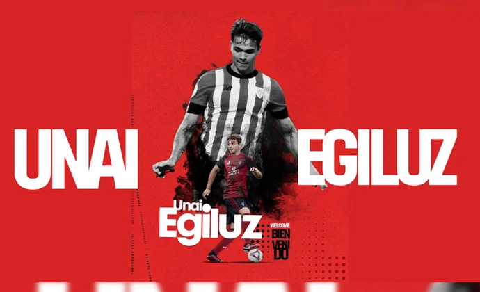 El Athletic Club hace oficial la cesión de Unai Egiluz al Mirandés
