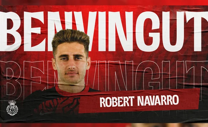 Robert Navarro es oficialmente nuevo jugador del Mallorca
