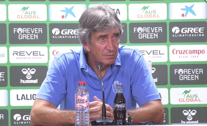 Pellegrini celebra la clasificación y habla de Abde, Fekir, R. Rodríguez, Llorente, Vitor Roque y el mercado