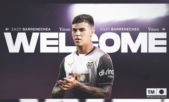 El Valencia hace oficial el fichaje de Enzo Barrenchea