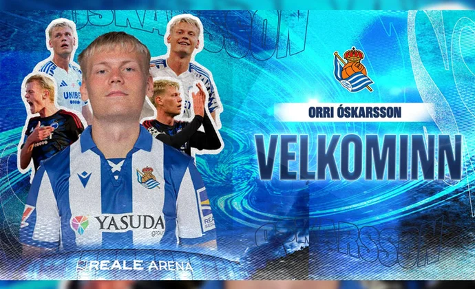 Orri Óskarsson es oficialmente nuevo jugador de la Real Sociedad