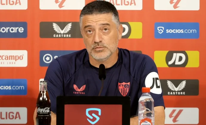 Pimienta explica cómo llega el equipo y habla de Badé, Ocampos, Barco, Montiel, Ortiz, Iheanacho, Suso, Peque y Bryan Gil