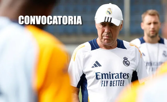 Ancelotti convoca a los 20 disponibles para recibir al Betis