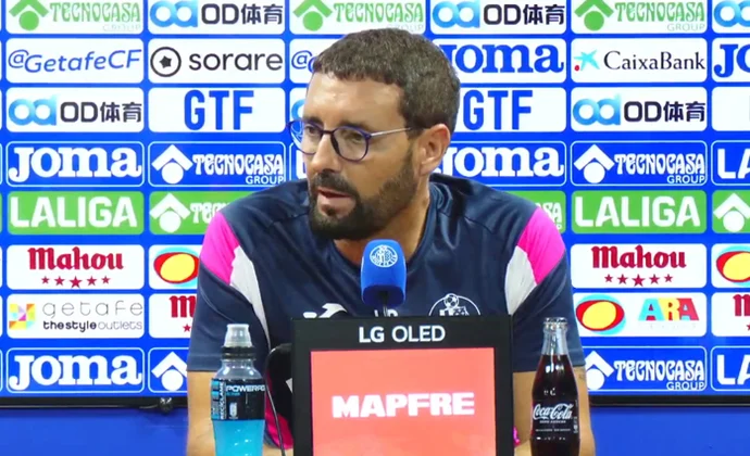 Bordalás lamenta como le han dejado la plantilla y habla de Álvaro, Milla, Mayoral, Aberdin, Risco, Uche, Arambarri y la Real